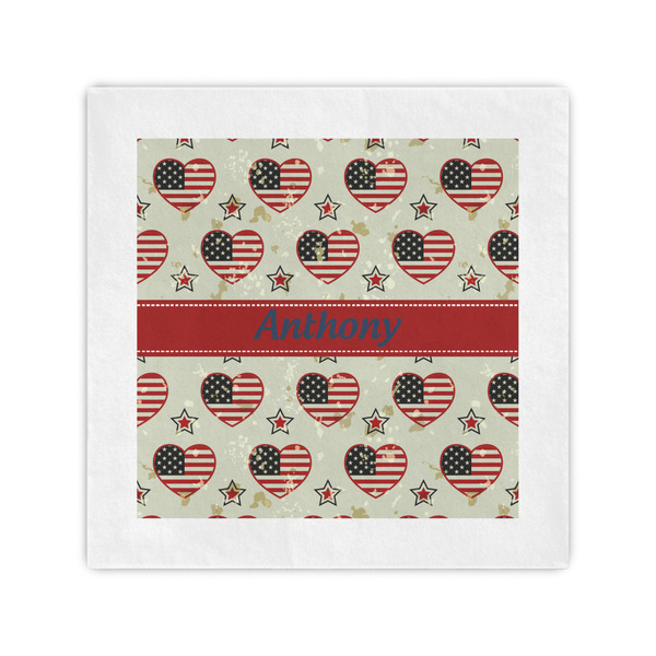 Custom Americana Cocktail Napkins (Personalized)