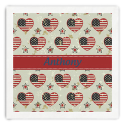 Americana Paper Dinner Napkins (Personalized)