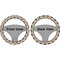 Americana Steering Wheel Cover- Front and Back