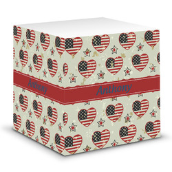 Americana Sticky Note Cube (Personalized)