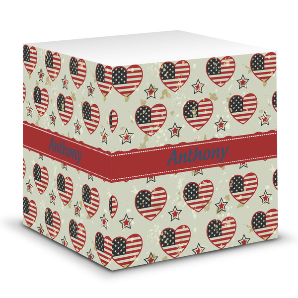 Custom Americana Sticky Note Cube (Personalized)