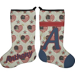 Americana Holiday Stocking - Double-Sided - Neoprene (Personalized)