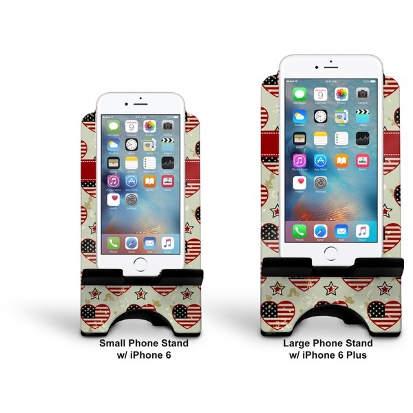 Americana Stylized Phone Stand - Comparison