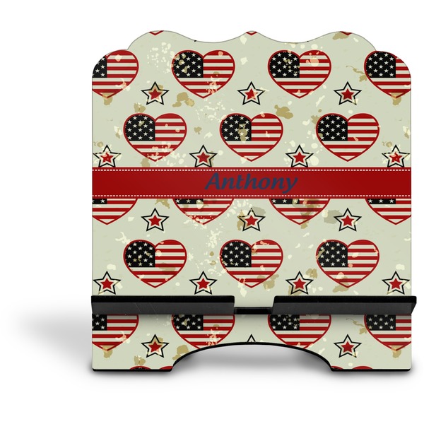 Americana Stylized Tablet Stand - Front without iPad