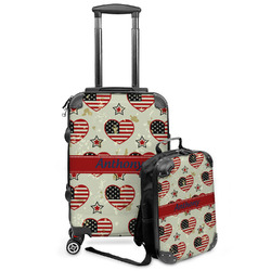 Americana Kids 2-Piece Luggage Set - Suitcase & Backpack (Personalized)