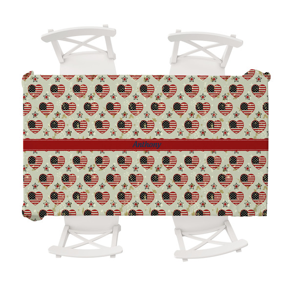 Custom Americana Tablecloth - 58"x102" (Personalized)