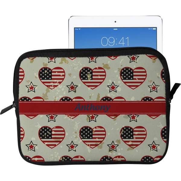 Custom Americana Tablet Case / Sleeve - Large (Personalized)