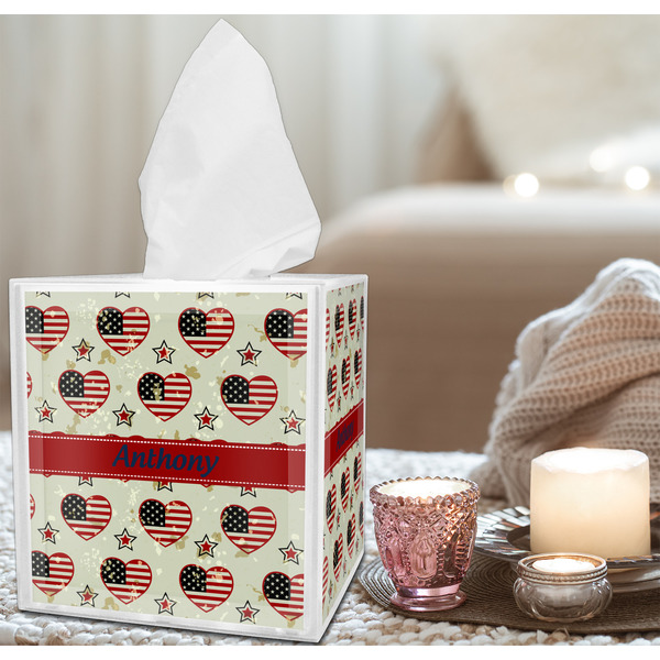 Americana Tissue Box - LIFESTYLE