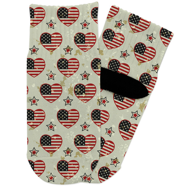 Custom Americana Toddler Ankle Socks