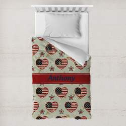 Americana Toddler Duvet Cover w/ Name or Text