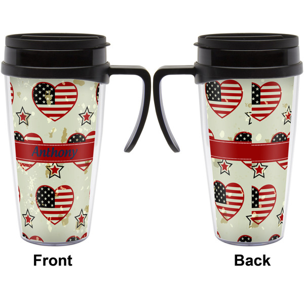Americana Travel Mug with Black Handle - Approval
