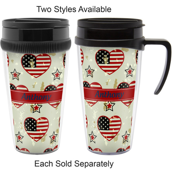 Americana Travel Mugs - with & without Handle