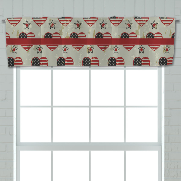 Americana Valance - Closeup on window