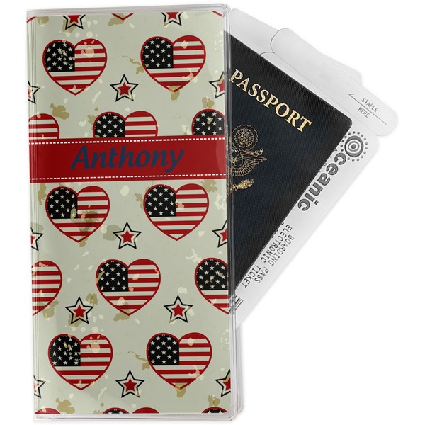 Custom Americana Travel Document Holder
