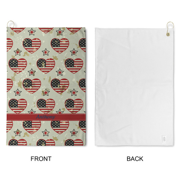 Americana Waffle Weave Golf Towel - Approval