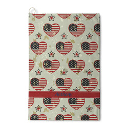 Americana Waffle Weave Golf Towel (Personalized)