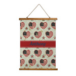 Americana Wall Hanging Tapestry - Tall (Personalized)