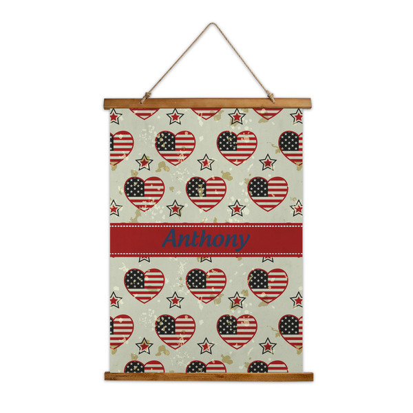 Custom Americana Wall Hanging Tapestry - Tall (Personalized)