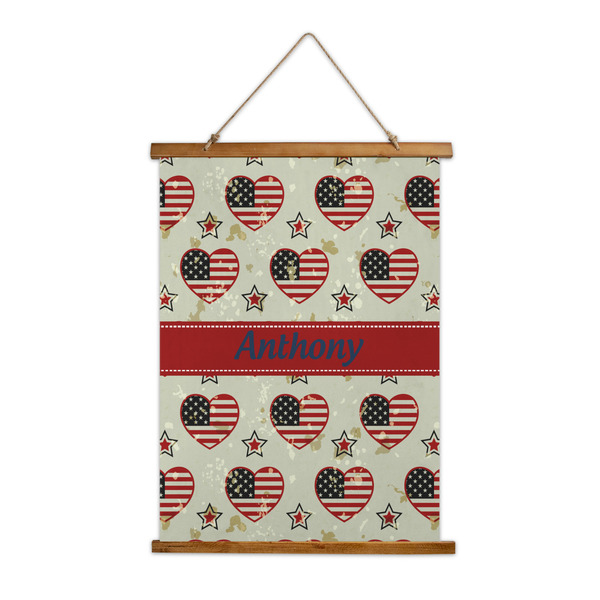 Custom Americana Wall Hanging Tapestry - Tall (Personalized)