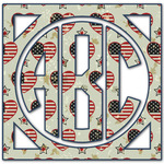 Americana Monogram Decal - Large (Personalized)