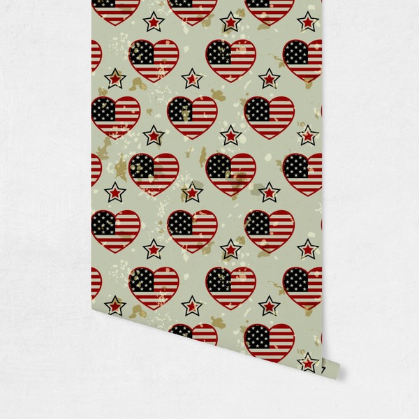 Americana Wallpaper on Wall