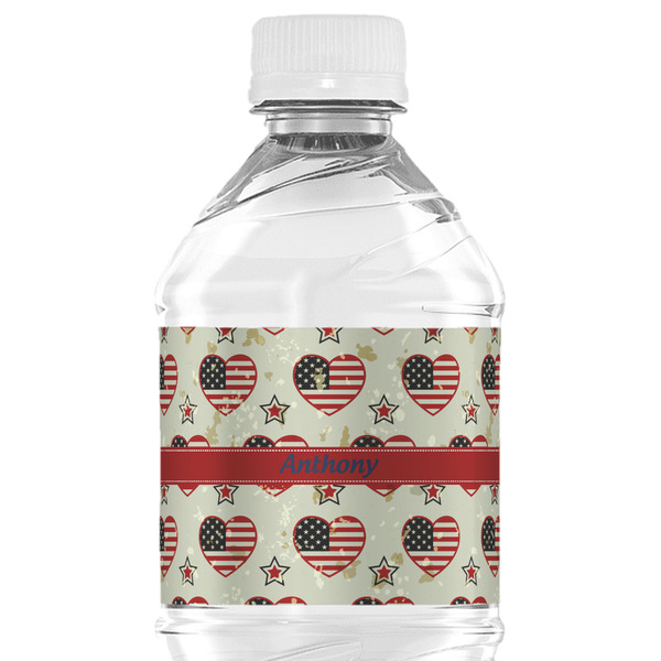 Custom Americana Water Bottle Labels - Custom Sized (Personalized)
