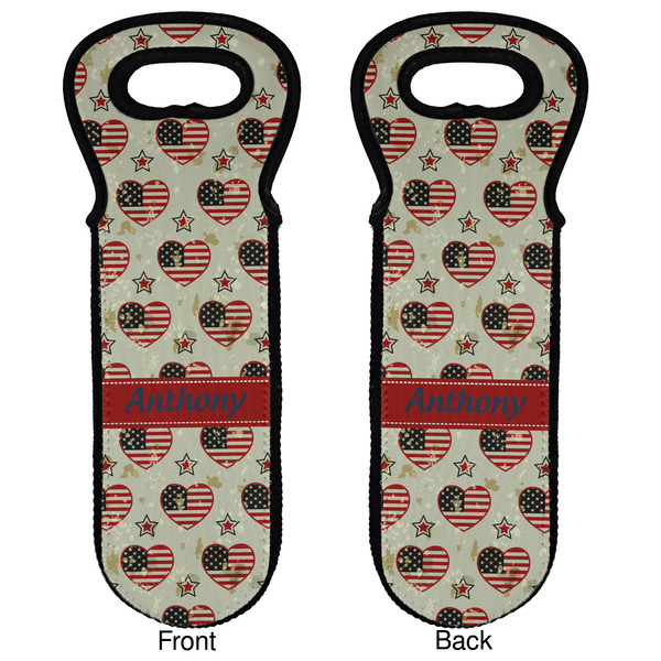 Americana Wine Tote Front & Back