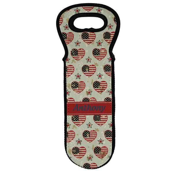 Custom Americana Wine Tote Bag (Personalized)