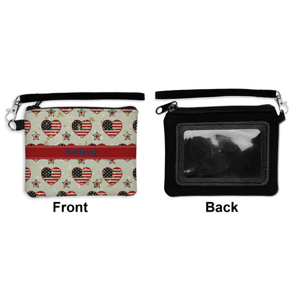 Americana Wristlet ID Cases - Front & Back