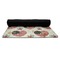 Americana Yoga Mat Rolled up Black Rubber Backing