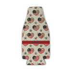 Americana Zipper Bottle Cooler (Personalized)