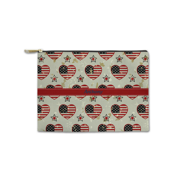 Custom Americana Zipper Pouch - Small - 8.5"x6" (Personalized)