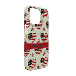 Americana iPhone Case - Plastic - iPhone 13 Pro (Personalized)