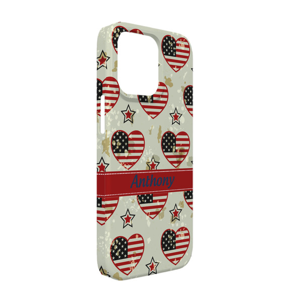 Custom Americana iPhone Case - Plastic - iPhone 13 Pro (Personalized)