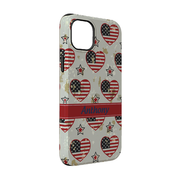 Custom Americana iPhone Case - Rubber Lined - iPhone 14 Pro (Personalized)