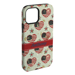 Americana iPhone Case - Rubber Lined - iPhone 15 Plus (Personalized)