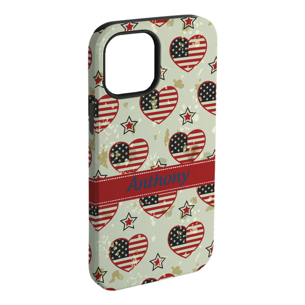 Custom Americana iPhone Case - Rubber Lined - iPhone 15 Plus (Personalized)