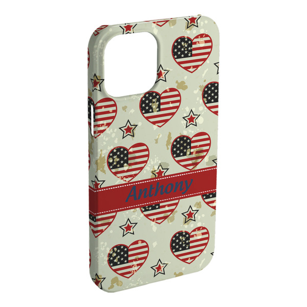 Custom Americana iPhone Case - Plastic (Personalized)