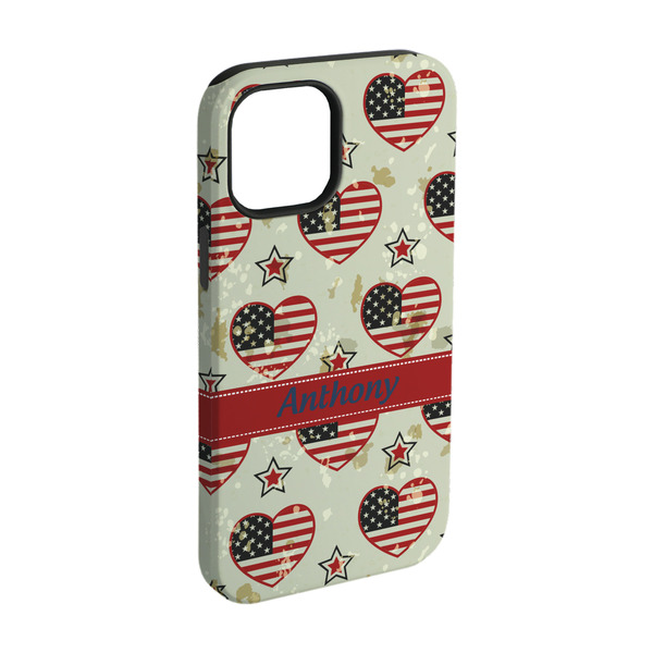 Custom Americana iPhone Case - Rubber Lined - iPhone 15 Pro (Personalized)