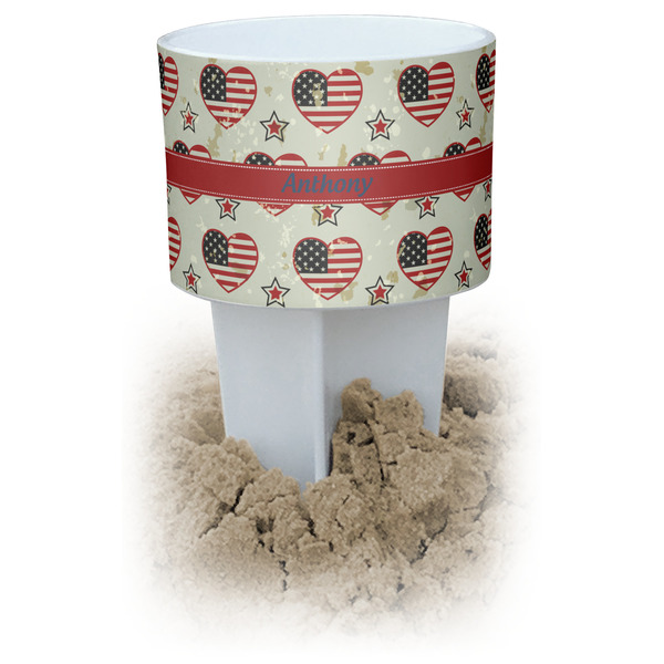 Custom Americana Beach Spiker Drink Holder (Personalized)