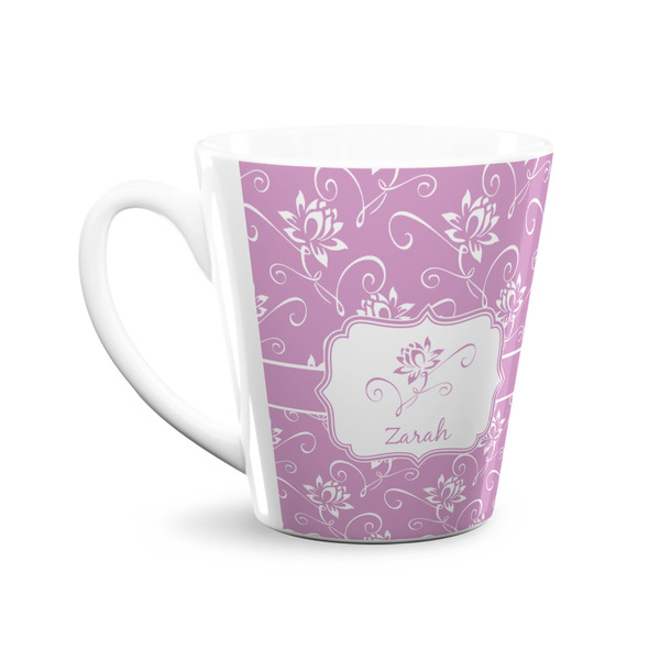 Lotus Flowers 12 Oz Latte Mug - Front