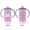 Lotus Flowers 12 oz Stainless Steel Sippy Cups - APPROVAL