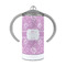 Lotus Flowers 12 oz Stainless Steel Sippy Cups - FRONT