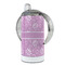 Lotus Flowers 12 oz Stainless Steel Sippy Cups - FULL (back angle)