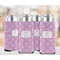 Lotus Flowers 12oz Tall Can Sleeve - Set of 4 - LIFESTYLE
