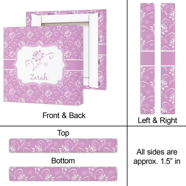 Lotus Flowers 12x12 - Canvas Print - Approval