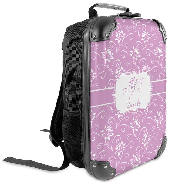 Custom Lotus Flowers Kids Hard Shell Backpack (Personalized)