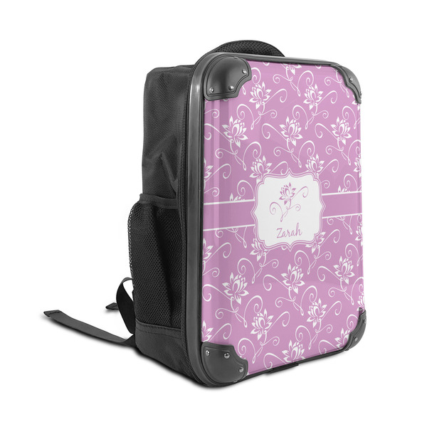 Lotus Flowers 15" Backpack - ANGLE VIEW