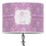 Lotus Flowers Drum Lamp Shade (Personalized)