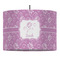 Lotus Flowers Drum Pendant Lamp (Personalized)
